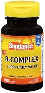 Sundance Vitamíny B- Complex 100% denná hodnota, 100 počet Každý (2)