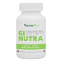 NaturesPlus GI Natural Total Digestive Wellness - 90 Bi- Layered Tablets - s L-Glutamine, Probiotiká, Prebiotiká & Enzymes - Gluten Free - 30 Servings