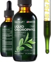 Chlorofyl Tekuté kvapky - Premium Liquid Chlorofyl Doplnky pre imunitnú podporu, Zvýšenie energie, Podpora trávenia, Gut & Skin Health - Natural & Non-GMO & Vegan Mint Ochutené 2fl.oz