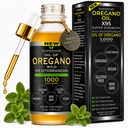 Organické Oregano olejové kvapky - 1000 Servírovanie, 12 Mesačná zásoba, Wild Oil of Oregano 9X Carvatrol, Immune & Digestive Support, non-GMO, Food Grade Herbal Supplement, Alternative to oregano Tincture
