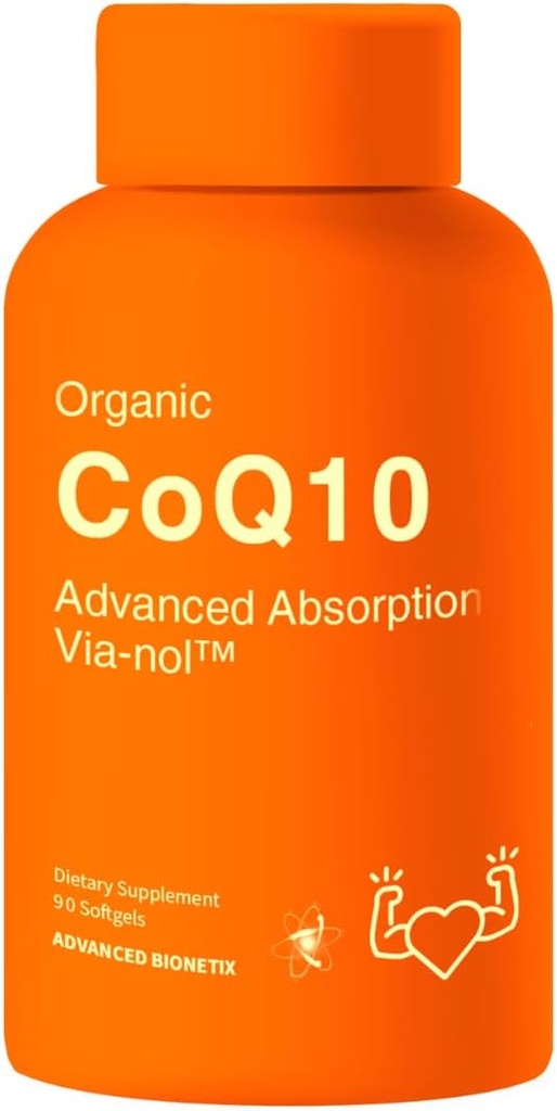 Advanced Absorpcia 200mg CoQ10 w/ Black Pepper Extract. 90 Softgels. Antioxidačné doplnky, zdravie srdca a ciev, zdravie mozgu, organické, bezlepkové, výroba energie