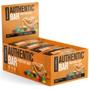 Jacked Factory Authentic Bar Arašidové maslo Candy Protein Bars - Chutné jedlo Replacement Energy Bars w/ 16g Srvátkový proteín Izolát, Prírodné cukru z čistého medu, zdravý tuk - 12 Balenie