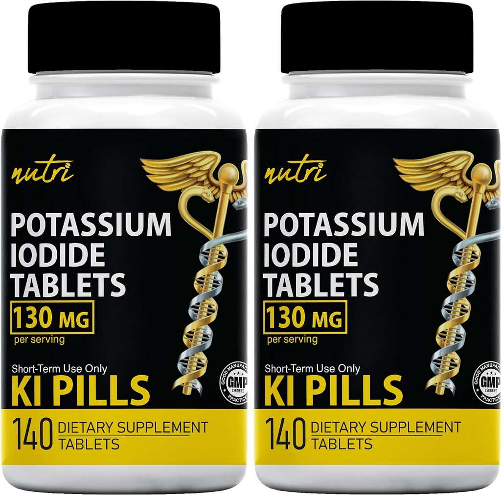 Tablety jodidu draselného 130 mg (2 balenia) - 280 tabliet