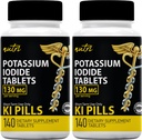 Tablety jodidu draselného 130 mg (2 balenia) - 280 tabliet