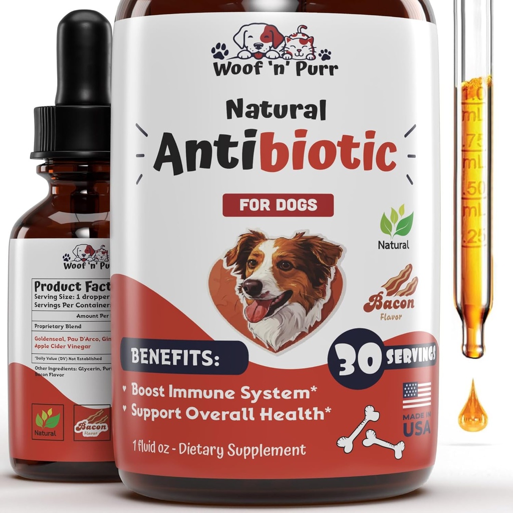 Pes Antibiotiká pre infekcie, Kašeľ, UTI, alergie, svrbenie 