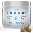 TUDCA+ 1000mg Balené soľné doplnky pre podporu pečene, detoxikáciu, trávenie zdravie, a zdravie kože - vyrobené v USA (60 Vegánske kapsule)