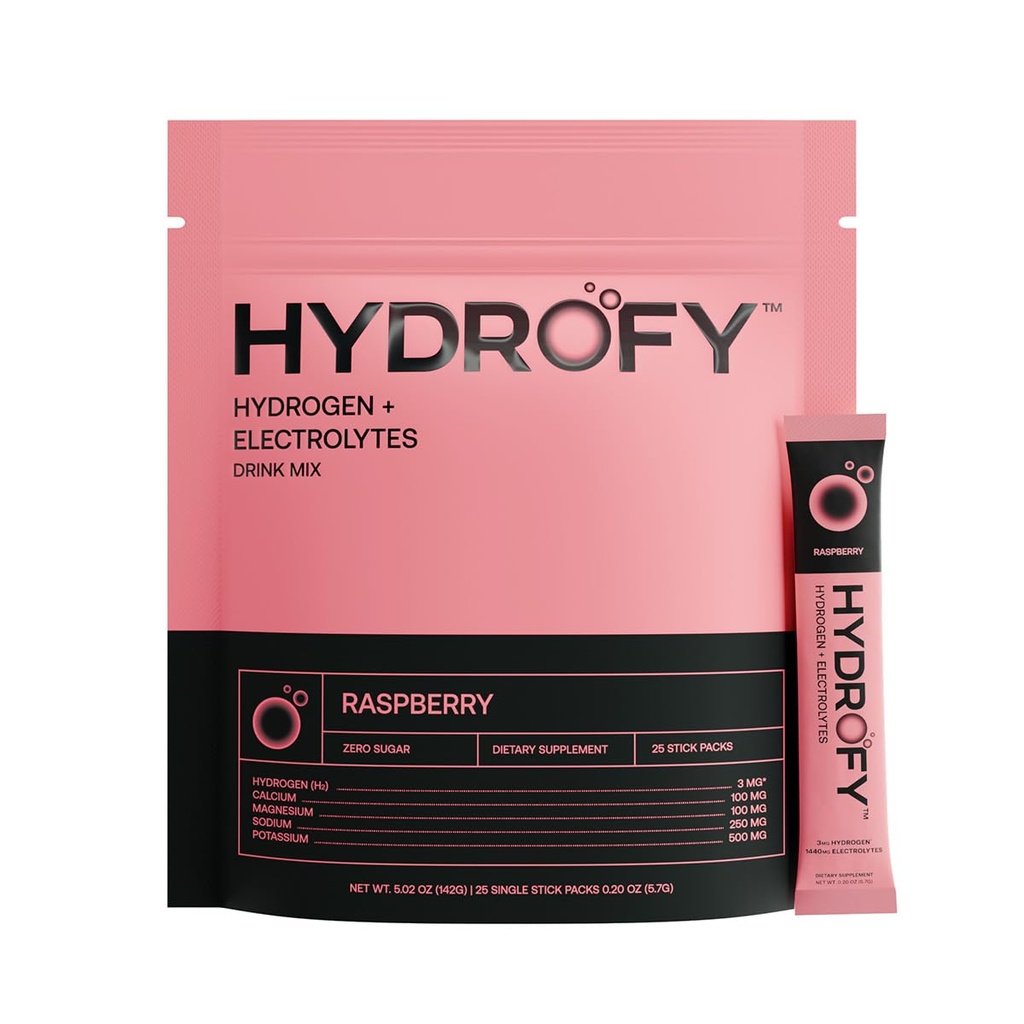 Hydrofy Hydrogen Vodík Voda + Elektrolyty Nápoj Mix 