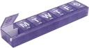 EZY DOSE Weekly (7-Deň) AM/PM Pill Planner, Medicína Prípad, vitamín Organizátor Box, 3X-Veľké uzamykacie oddelenia na bezpečné lieky na predpis, prevencia náhodného striekania, farebné mája Vary, BPA zadarmo