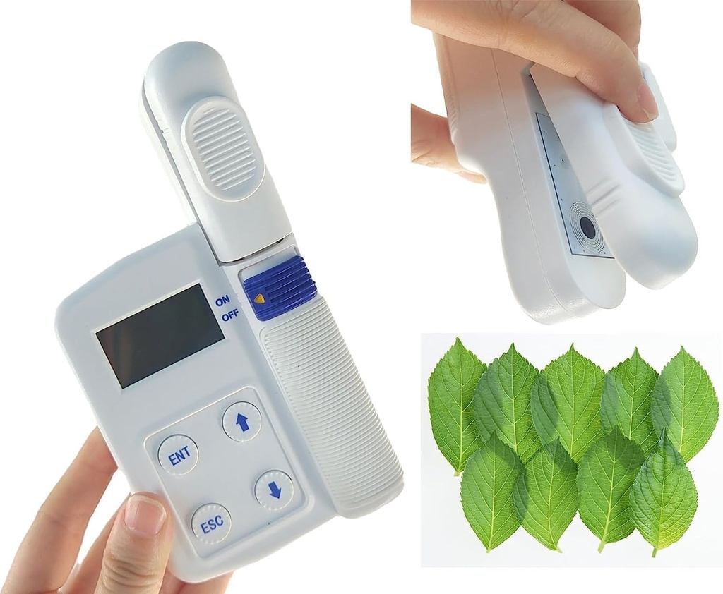 Chlorofyl Meter Plant Leaf Chlorofyl Analyzer Plant Nutrition Tester for Measurement Instantly Relative Chlorofyll Content with Measurement Range 0,0 to 99,9 SPAD Zahrnúť hostiteľa