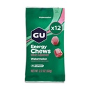 GU Energetické žuvačky, Watermelon Energy Gummies s elektrolytami, Vegan, Gluten-free, Košer, kofeín-free, a Dairy-Free On-The-Go Energy pre akékoľvek cvičenie, 12 tašky (24 Servíruje celkom)