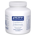 Pure Encapsulations Cranberry D-Mannose - Podpora močových ciest zdravie* - s Cranberry ovocie solids - Vegan & Non-GMO diétne doplnok - 180 Kapsule