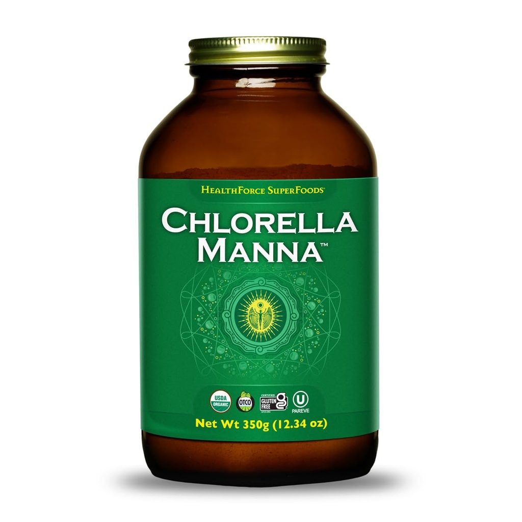HealthForce SuperFoods Chlorella Manna - prášok - 350 Grams