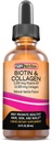 SBR Nutrition Biotin a kolagén Liquid Daily Dietary Supplement, Vitamíny pre rast a zhrubnutie vlasov, zdravie kože a nechtov sila, 2 oz (60ml)