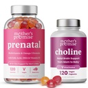 Sľub matky prenatálne Gummy a cholínové kapsule
