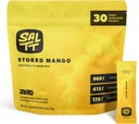 SALTT Electrolytes prášok Ochutený nápoj Mix - Upchaté mango - 30 Hydratačné balíčky - horčík, draslík, sodík, stopové minerály - Zero cukor a lepok zadarmo - Cestovanie Essentials