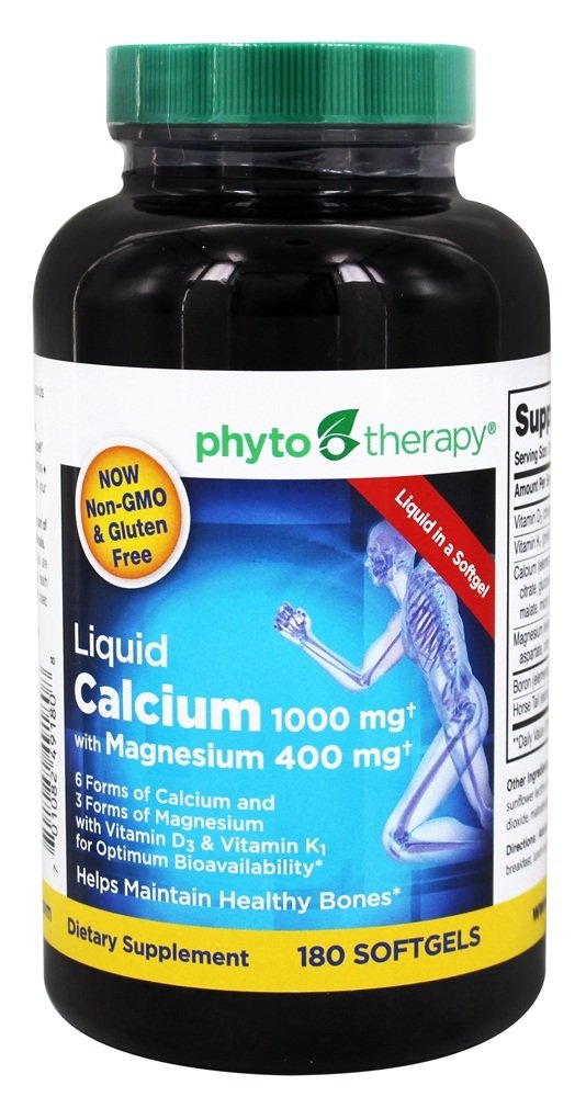 Fytoterapia Rx Calcium Liquid Softgel - 180 v balení - 1 Každý.