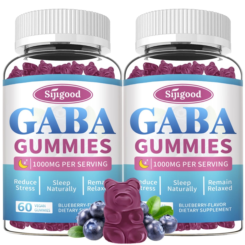 2 balenie GABA Gummy pre dospelých, Relaxácia, Zzz & Mood 