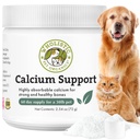 Wholistic Pet Organics Sea Coral: Organic Sea Coral Calcium Dog Supplement - Prírodný zdroj vápnika pre psy Zuby a zdravie kostí - Vitamíny pre psov - Made in USA