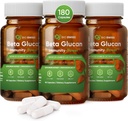 Bio Swiss Beta Glucan Imunity Power - 1,3D-1,6D Glucan s vitamínom D - Immune Suplement for Enhanced Defense and Wellness - Vegan, Gluten-Free (180 Kapsule)