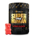 ALPHA LION Pre Workout Powder, Beta Alanine, L- Taurine & Tri-Source Kofeín pre trvalú energiu a zaostrenie, Oxid dusnatý a Citrulín pre pumpu (21 Servírov, Levia krvná príchuť), balenie po 1