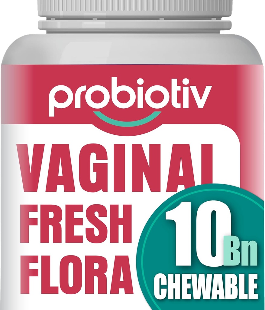 Žuvacie vaginálne probiotiká pre ženy 10 miliárd CFU + organické prebiotiká 