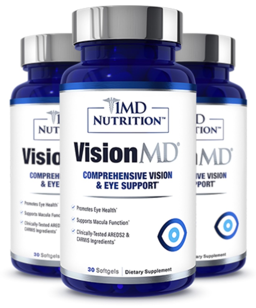 1MD výživa VisionMD Očný vitamín CARMIS - s lutein & Ze refresh