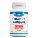 Euromedica Curaphen Extra sila - Curcumin & Boswellia doplnok pre zdravé cirkulačné podporu - Turmerica doplnok k podpore kĺbov, svalového zdravia a výroby endorfínu - 60 tabliet