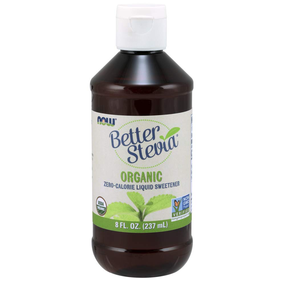 Stevia extrakt organické teraz potraviny 8 oz kvapalina