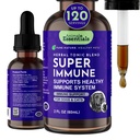 Animal Essentials Super immune - pes a mačky Immune podpora pre šteniatka s extraktom z olivových listov a Echinacea, Olive Root pre psy, podporuje respiračné zdravie a celkový wellness - 2 fl oz