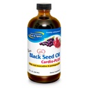 SEVEROMERICAN HERB & SPICE Black Seed Oil Cardio-Plus - 8 fl oz - podporuje zdravie srdca s Muscadine & Pomegranate - Non-GMO - 48 Servings