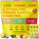 Keto Vitals Tropical Keto Electrolytes Powder No Cukor - Elektrolyty s draslíkom, horčíkom, sodíkom, & Vápnik - Bezcukrový Elektrolyt prášok Pakety Nápoj Mix a hydratačný prášok, 30 Servisov
