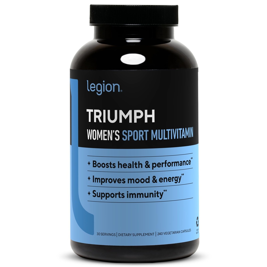 LEGION Triumph Denné športové multivitamínové doplnky - Vitamíny a minerály pre športovcov Pomáha s energiou pre šport a kulturistiku cvičenie. 30 Služba (ženy)
