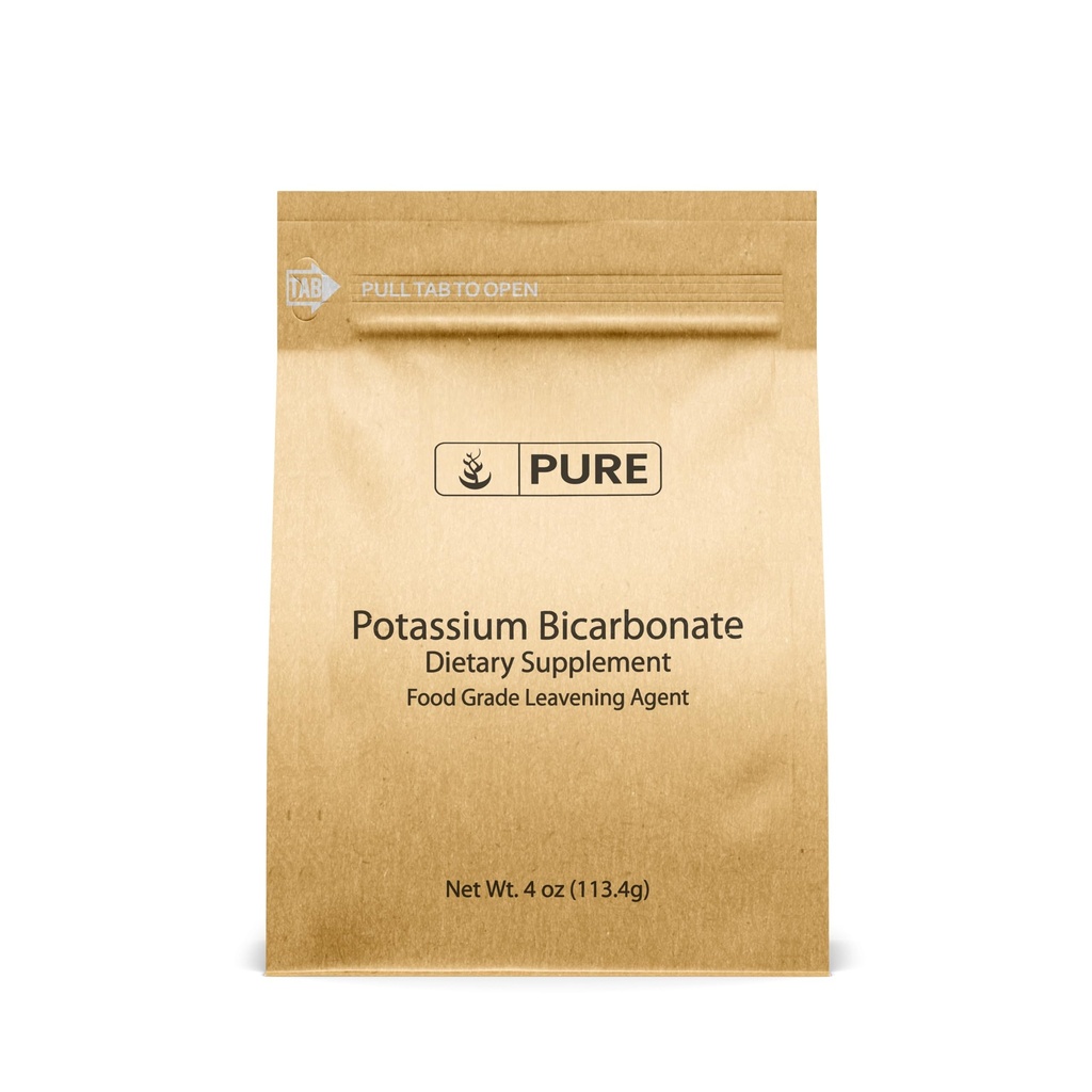 Pure Original Ingrediencie Draslík bikarbonát (4oz) Prírodné, Jedlo Bezpečné, Electrolyte, kvasenie