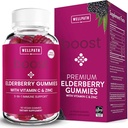 WellPath Boost Elderberry Gummies s zinkom a vitamínom C