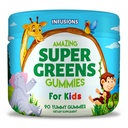 Infúzie Super Zelené Gummy pre deti 90 Gróf Superfood Booster mäkké a lahodné 8 Výkonné zmesy Vegan Friendly Gluten Free & Non-GMO