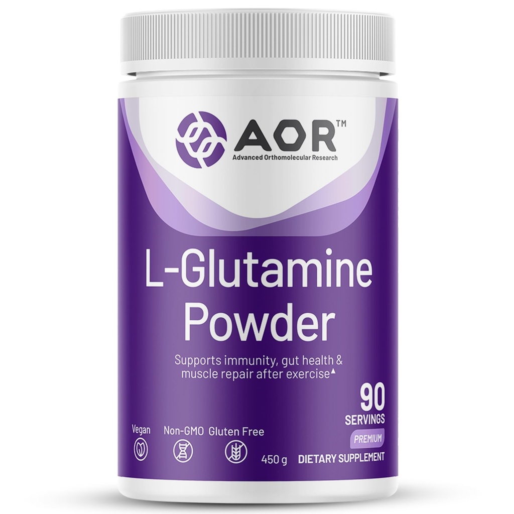 L-Glutamine Powder 450g, podporuje imunitu a zdravie vnútorností, diétne doplnky, 90 Servisov