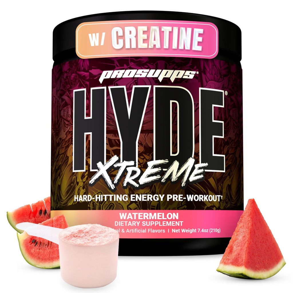 PROSUPPS Mr. Hyde Xtreme Pre Cvičenie Powder with Creatin, Beta Alanine & Caffeine 
