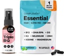 Komplement Essential Vegan Multivitamín a Triple B12 Spray Bundle 