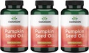Swanson Pumpkin Seed Oil Kombinácia Bylinné doplnky 1000 mg 100 Softgel kapsuly (3 balenia)