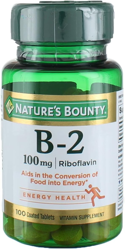 Prírodná Bounty, vitamín B-2, 100 mg, 100 tabliet