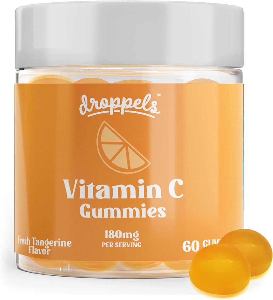 Droppels Vitamín C Gummies, 180mg 