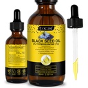 Uocasi Black Seed Oil, Cold Pressed, 100% Pure & Natural , Rast vlasov a starostlivosť o pleť, 2.02 Fl Oz