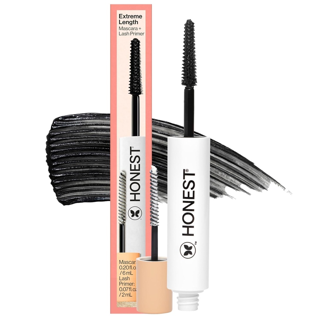 Čestná krása 2-v-1 Extrémna dĺžka Čistá riasenka + Lash Primer 
