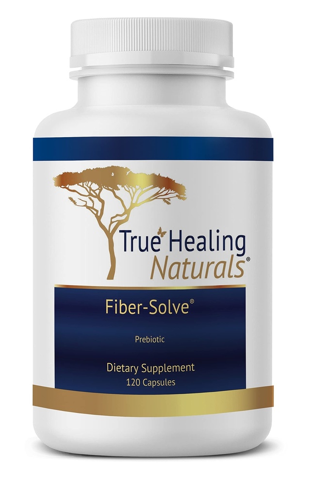 Pravé liečitelia prírodné - Fiber-Solve - Prebiotické doplnok - 2,000 mg Prebiotických - 120 kapsúl