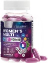 Multivitamíny pre ženy - denné ženské multivitamíny s biotínom, vápnikom, kyselinou listovou, železom, zinkom, vitamínom A, C, D, E a B vitamíny, ženským vlasom a nechtami Vitamíny doplnky - 120 Softgels