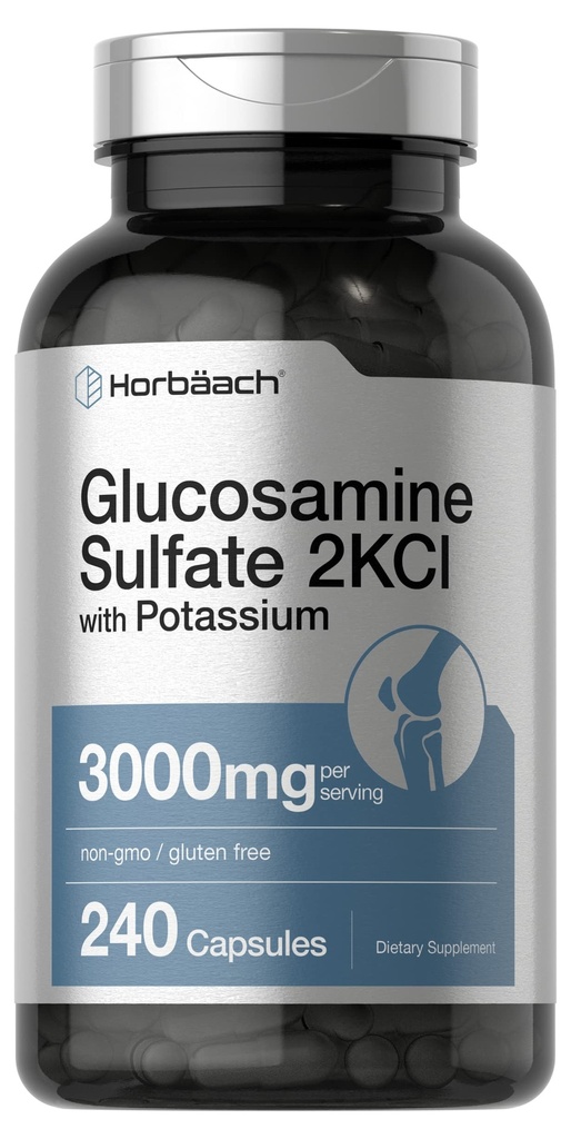 Horbäach Glucosamine Sulfate 2KCI s draslíkom 3000mg