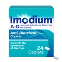 Imodium A- D Hnačka Relief Caplets with Loperamide HCl, Anti- Diareale Medicine to Help Control Symptómy hnačky kvôli akútnej, Cestujúci hnačka, HSA/FSA oprávnené, 24 ct