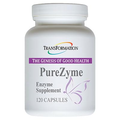 TRANSFORMÁCIA MNOŽSTVO ZDRAVIA - Purezyme High-Potency Protease Blend Enzyme Supplement, Lekár odporúča - Advanced Formula for Maximum Nutrients Digestion & Gut Health, 120 Kapsule