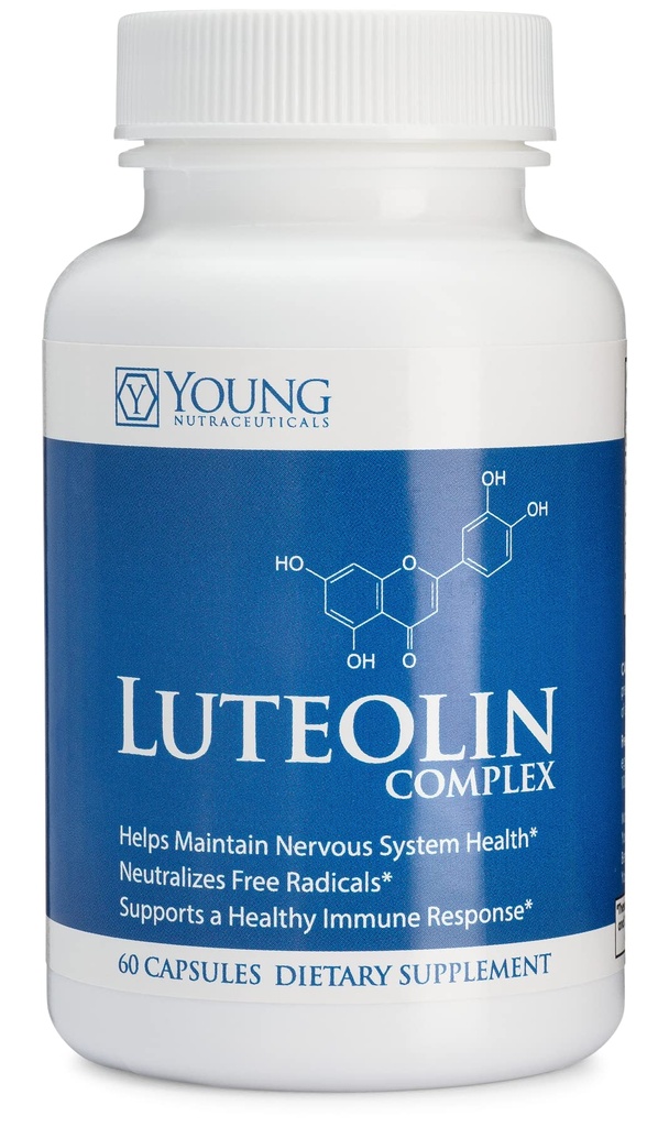 Mirica YoungNutra Luteolin Complex - podporuje zdravú imunitnú odpoveď a pomáha udržiavať nervový systém zdravie* - 60 kapsúl