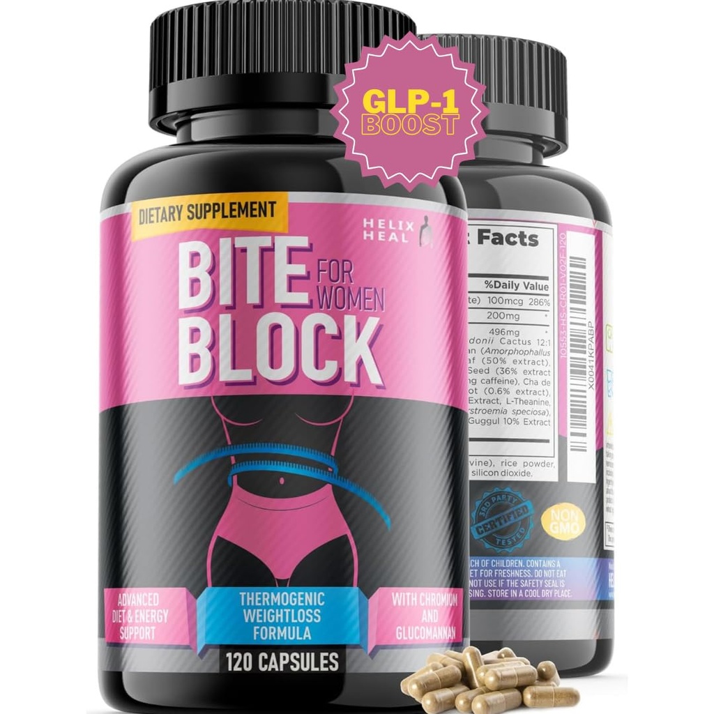 Apetite Potláčacia látka pre chudnutie ženy - Tabletky pre Bloating Relief & Carb Blocker, Thermogenic Belly Fat Burner w/Chromium Caffeine Glucomannan - Diet Pills pracovať rýchlo, 240 Kapsule- 4-Mesiac dodávky